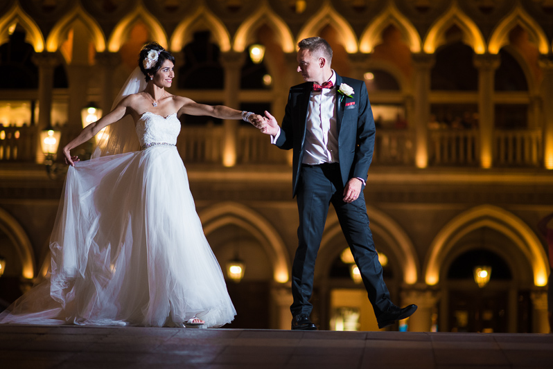 The Venetian hotel wedding