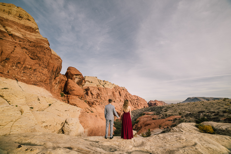 Red Rock Canyon Engagement Session02 - las vegas elopement