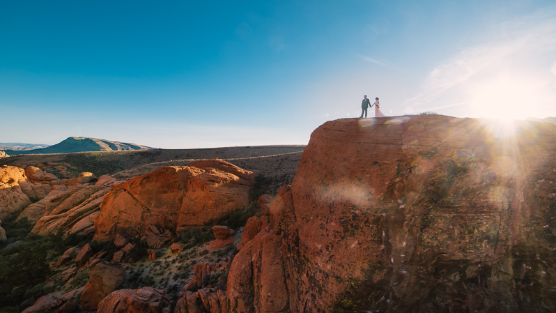Red Rock Canyon Engagement Photo Session