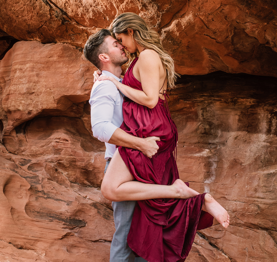 Red Rock Canyon Engagement Session01