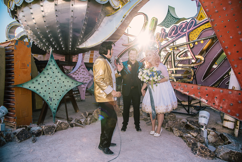 Neon Musuem Wedding In Las Vegas 50