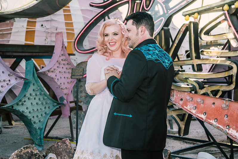 Neon Musuem Wedding In Las Vegas 63
