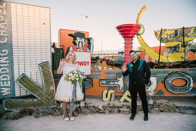 Neon Musuem Wedding In Las Vegas 75