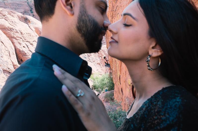 Desert elopement at Red Rock Canyon  by Ivan Diana Photography