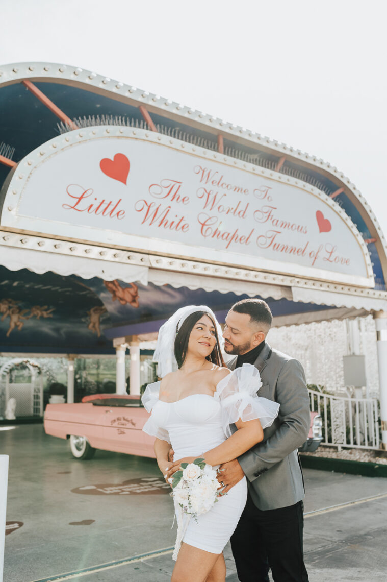 The Perfect Elopement at A Little White Wedding Chapel by Ivan Diana Photography++