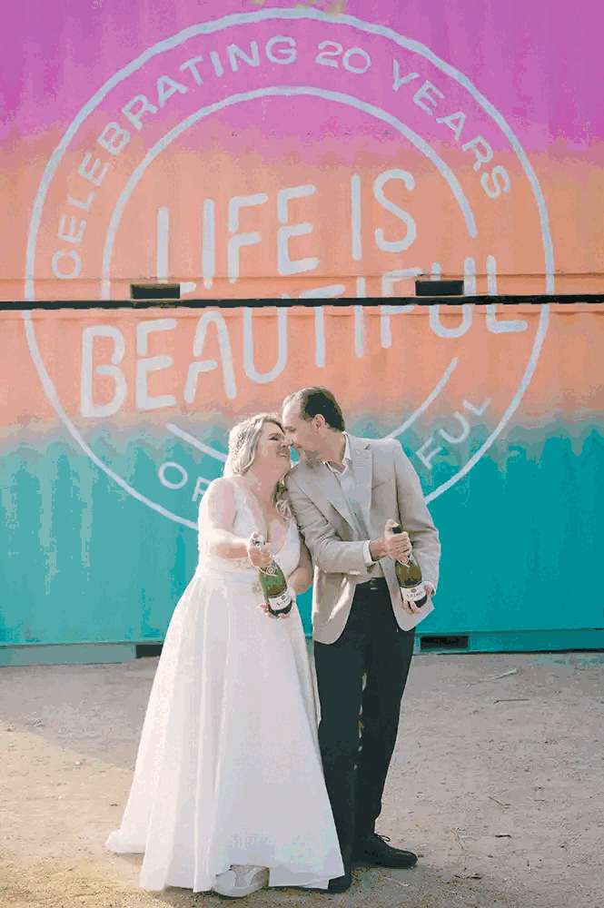 Dry lake bed elopement