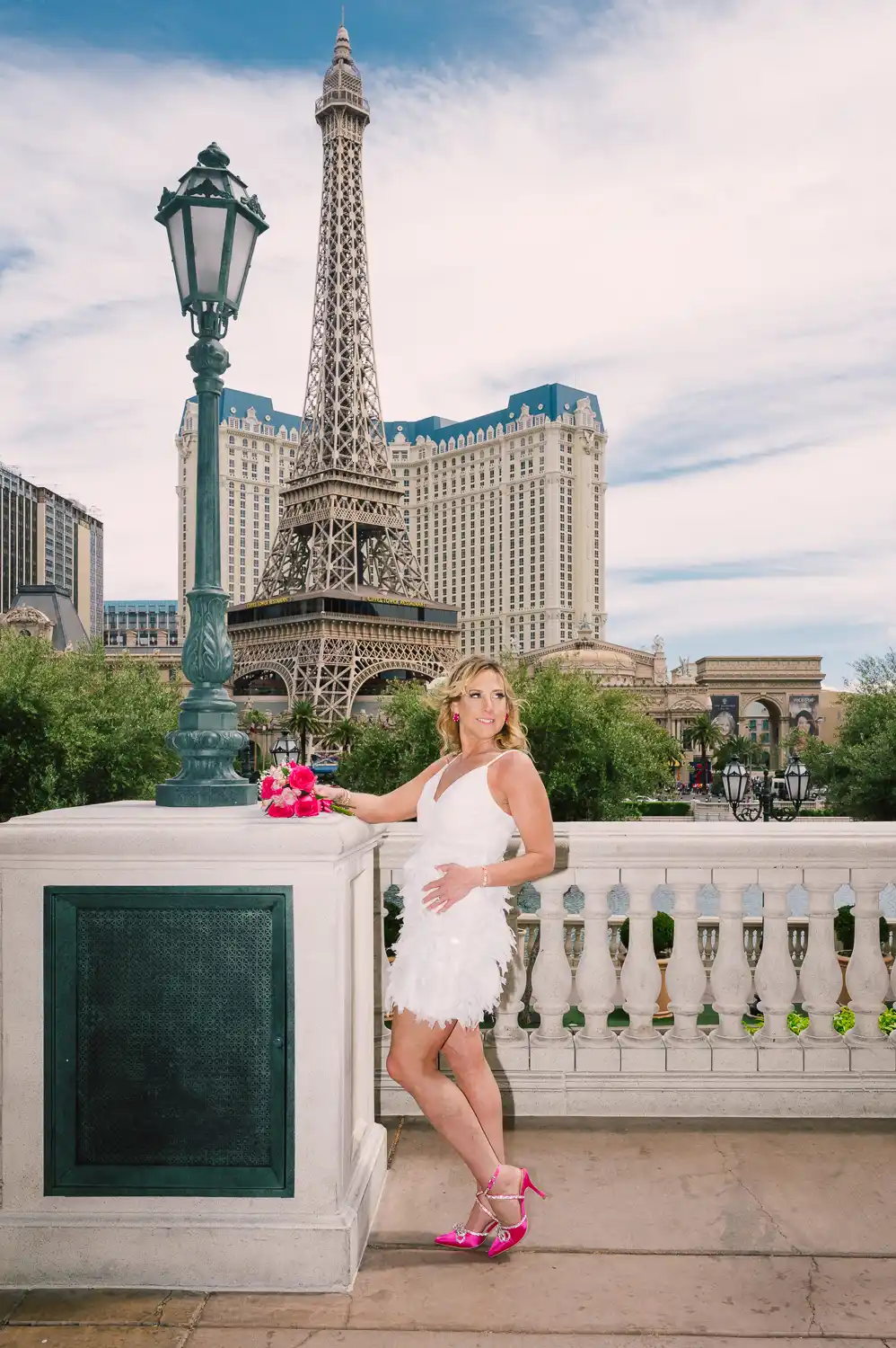 Bellagio hotel photo shoot Las Vegas Strip