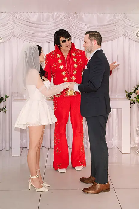 Little White Chapel Ceremony with Elvis